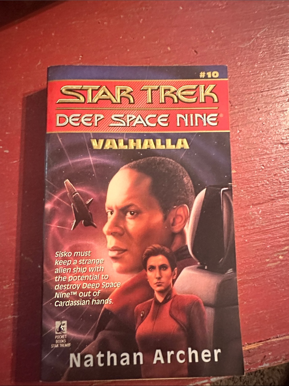 Star Trek Deep Space Nine: Valhalla by Nathan Archer - Red Cover